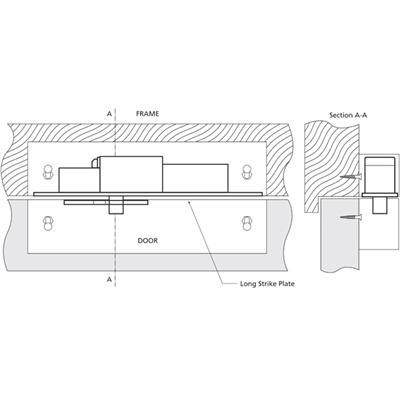 Alpro EB1001 Solenoid Electric Bolt Lock Instructions-electriclock.net