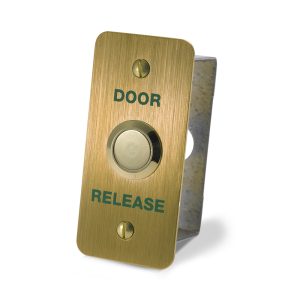 BRASS EXIT BUTTON NARROW