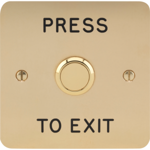 BRASS  EXIT BUTTON